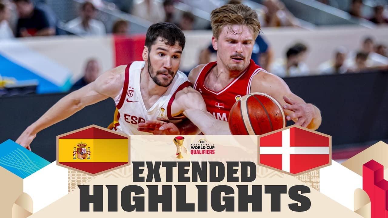 Spain 🇪🇸 v Denmark 🇩🇰 | Extended Highlights | FIBA Basketball World Cup 2027 European Qualifiers