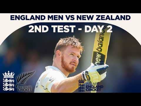 Gay 53 After Phillips Maiden Ton | Highlights - England v New Zealand Day 2 | Rothesay Test 2026