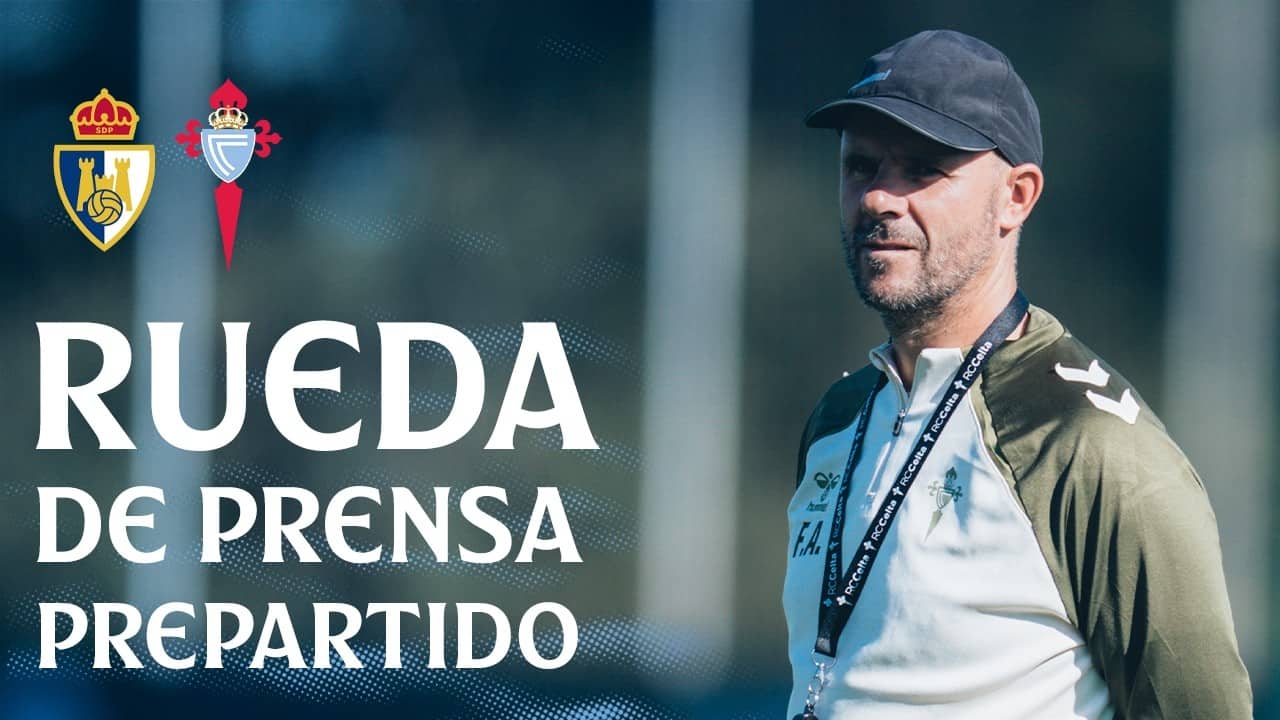 Rueda de prensa de Fredi Álvarez previa al SD Ponferradina vs Celta Fortuna
