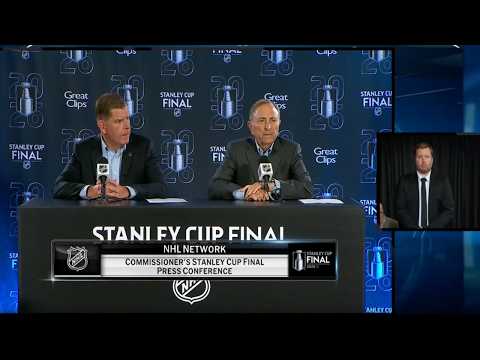 Gary Bettman and Bill Daly's Stanley Cup Final press conference