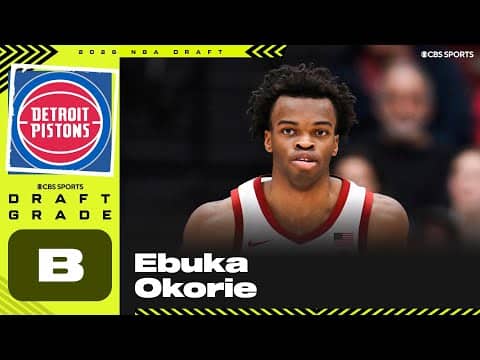 Ebuka Okorie selected No. 17 overall by Pistons | 2026 NBA Draft Grades & Instant Reaction