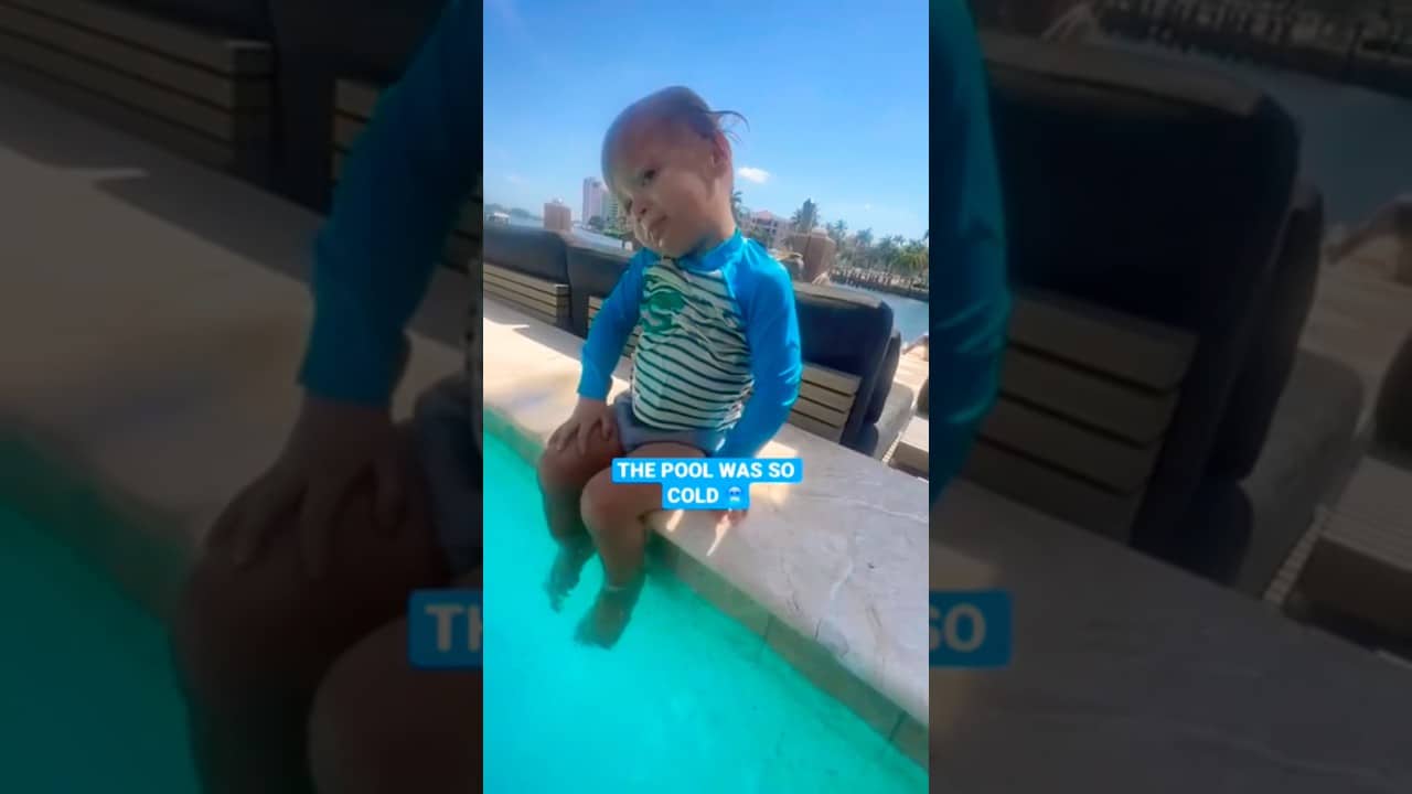 Child Swim Lessons in Cold Water