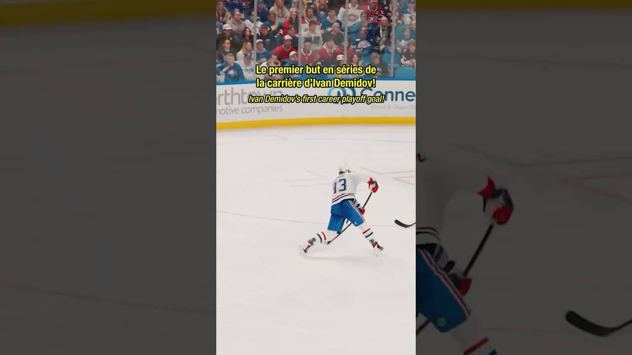 First NHL playoff goal for Ivan Demidov #Shorts