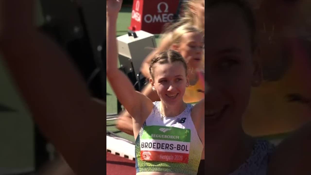 Hengelo ROARS for BROEDERS-BOL 🇳🇱 1:57.41 to win her first outdoor women's 800m at the FBK Games