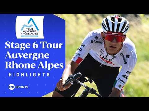 STUNNING RACE DAY! 🔥 | 2026 Stage 6 Tour Auvergne Rhone Alpes Race Highlights | TNT Sports Cycling