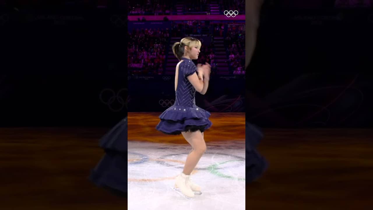 We're still not over Alysa Liu's iconic gala show intro at #MilanoCortina2026! โจ #Olympics