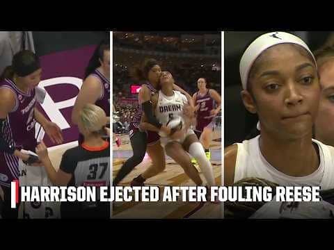 Isabelle Harrison ejected after a Flagrant 2 foul on Angel Reese | WNBA on ESPN