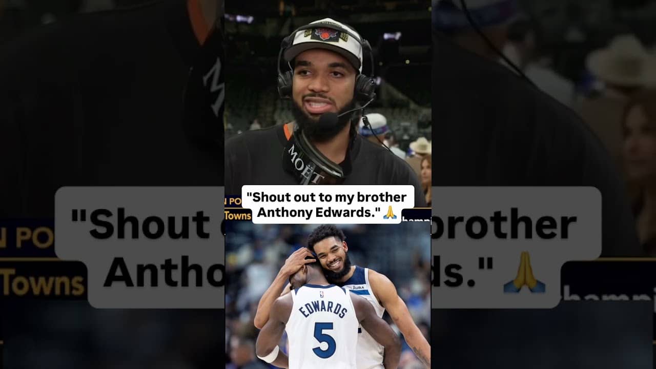 KAT thanks his former teammate 🥹