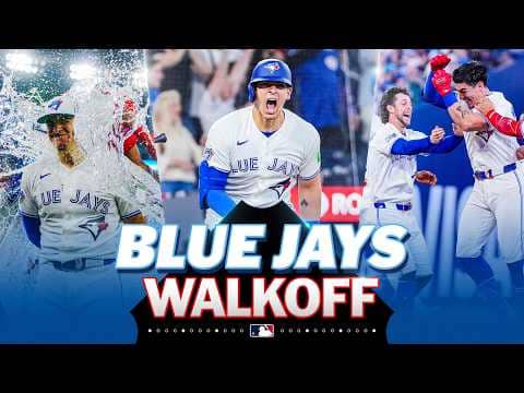 FULL INNING: Blue Jays score 2 runs in the bottom of the 9th to WALK IT OFF against the Phillies! 😮