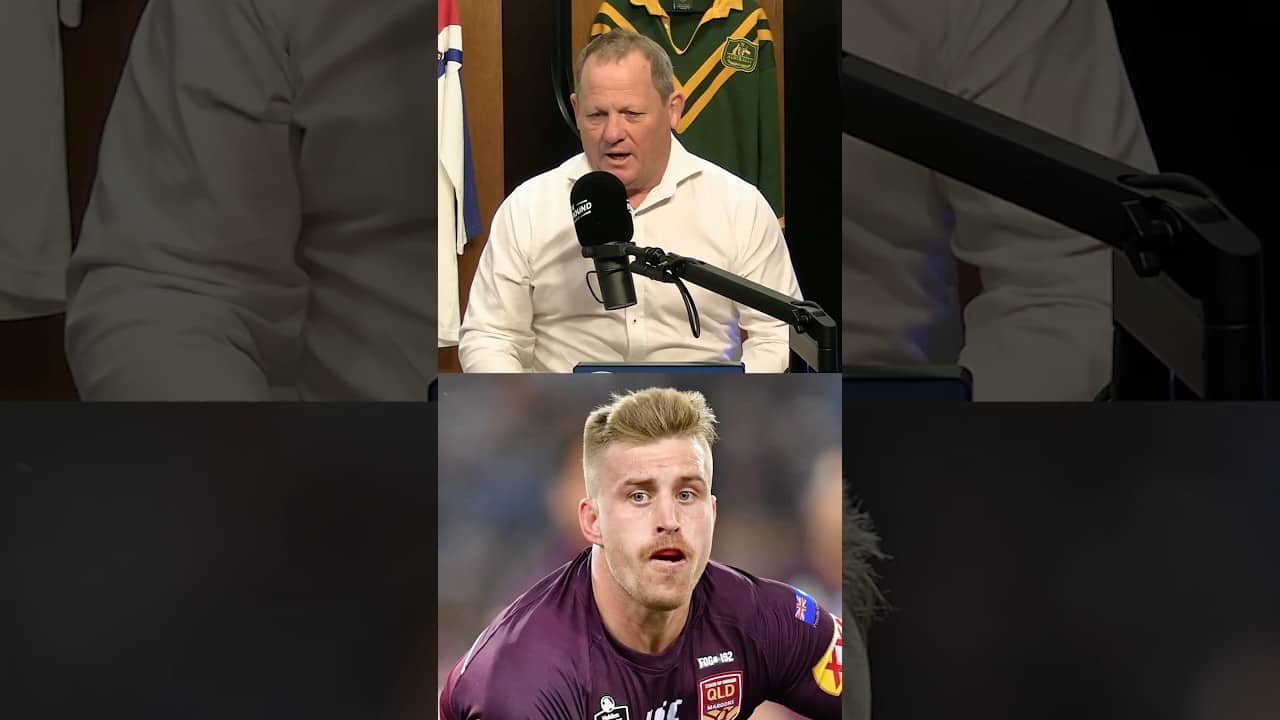 You donโt need to prepare for Origin when your name is Cameron Munster ๐ #nrl #stateoforigin