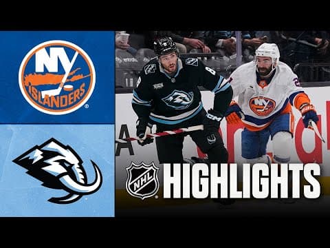 NHL Highlights | Islanders vs. Mammoth | November 14, 2025