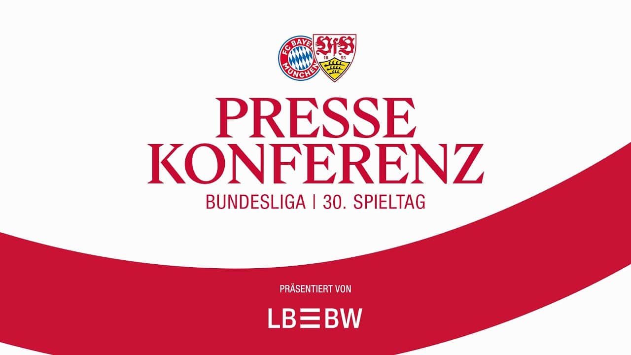 LIVE Pressekonferenz: FC Bayern München - VfB Stuttgart | Bundesliga