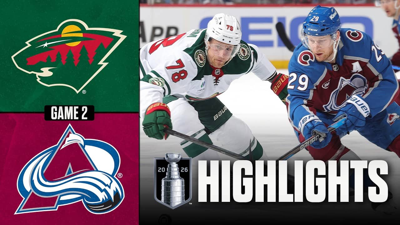 Wild vs. Avalanche | NHL Playoff Highlights | | Game 2 | May 05, 2026