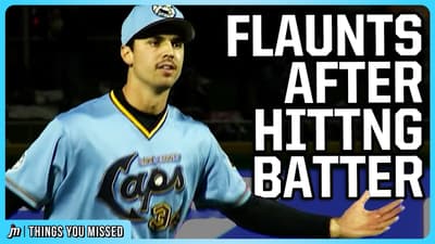 Pitcher ejected for yelling at crying batter | Things You Missed