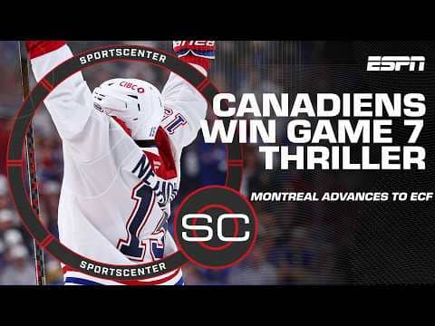 INSTANT REACTION to Canadiens' DRAMATIC GAME 7 WIN vs. Sabres in overtime š | SportsCenter