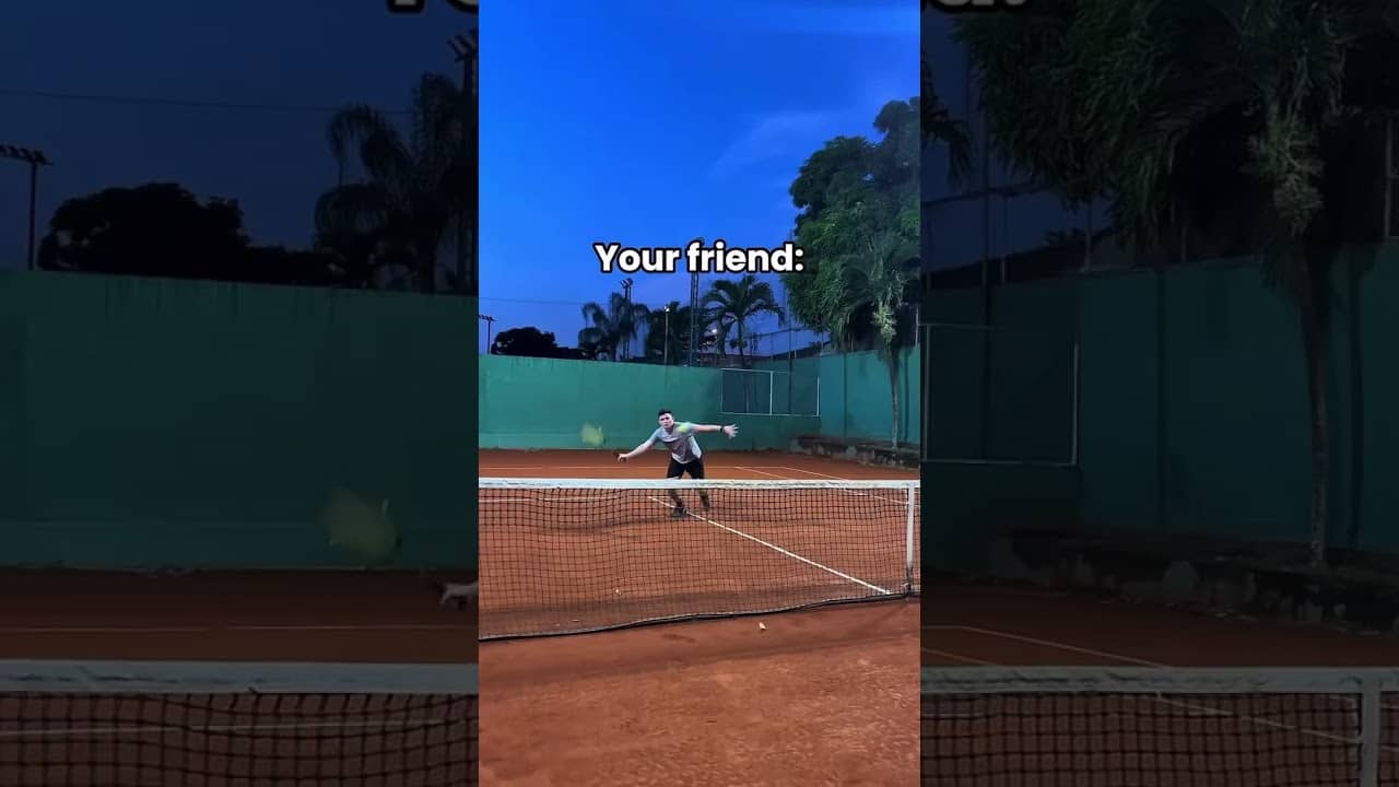 Tag that friend ๐Via @pico.brothers / Instagram #tennis #sports #lol