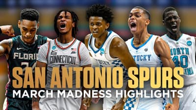 San Antonio Spurs in the 2026 NBA Finals: Top March Madness highlights