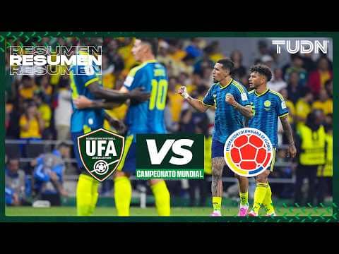 LO MEJOR: Uzbekistán vs Colombia | Primer Tiempo | TUDN