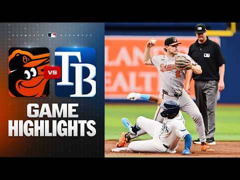 Orioles vs. Rays Game Highlights (5/20/26) | MLB Highlights