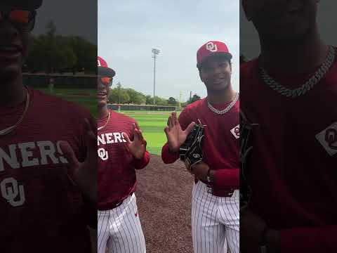 Oklahoma baseball's LJ and Xander Mercarius brother quiz ๐ค #shorts