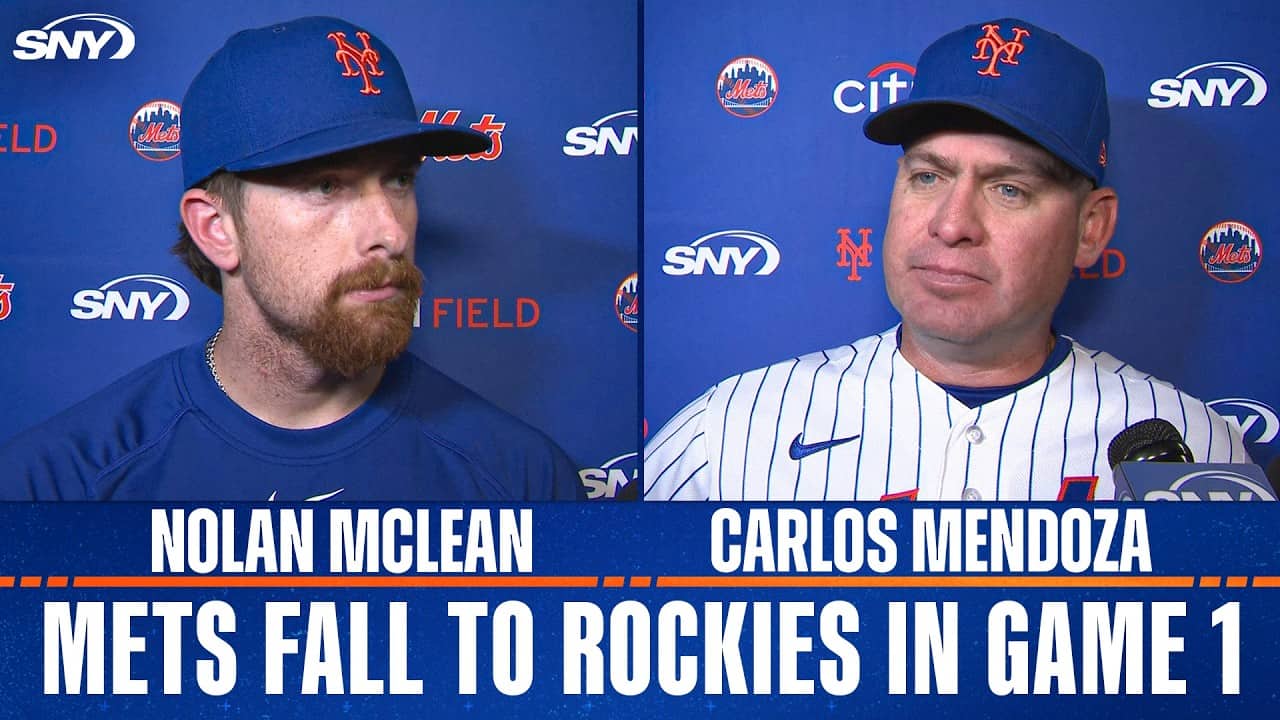 Carlos Mendoza and Nolan McLean on what went wrong for Mets in Game 1