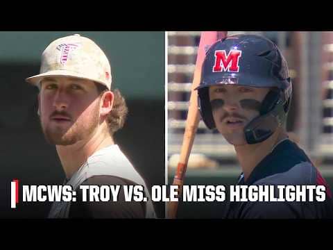 Troy Trojans vs. Ole Miss Rebels | Full Game Highlights | Men’s College World Series