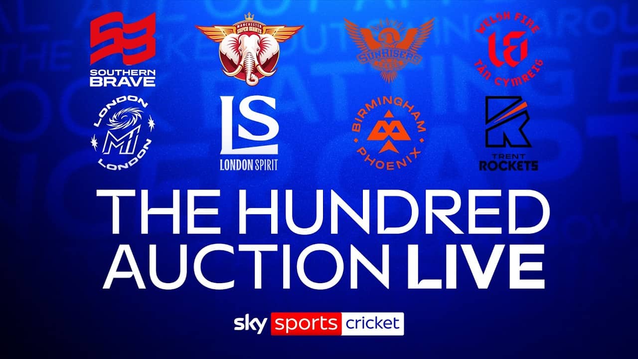 LIVE | Men's Team Auction | The Hundred 2026