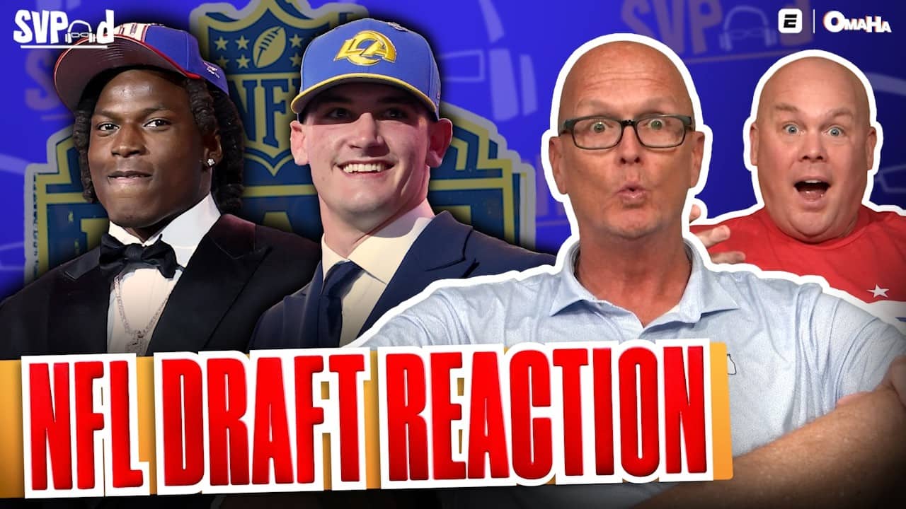 NFL Draft REACTION: Ty Simpson WORTH the pick?! SVP's takeaways ๐ | SVPod