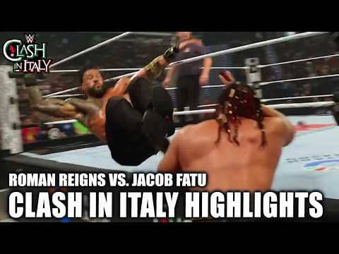 World Heavyweight Championship š Roman Reigns vs. Jacob Fatu | Clash in Italy | WWE on ESPN