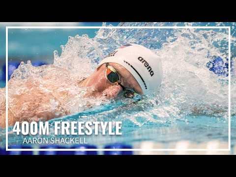 Aaron Shackell Finishes Fastest in 400M Freestyle | 2026 TYR Pro Swim Series Indianapolis