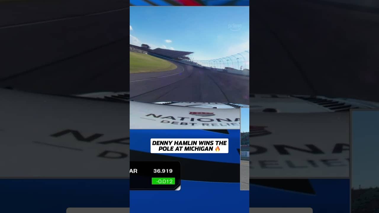 Make that 50 pole wins for Denny Hamlin ๐ฅ #NASCARonPrime
