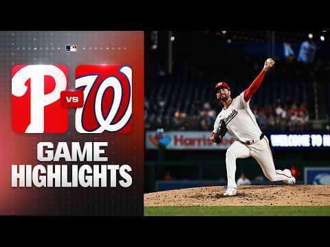 Phillies vs. Nationals Game Highlights (6/22/26) | MLB Highlights