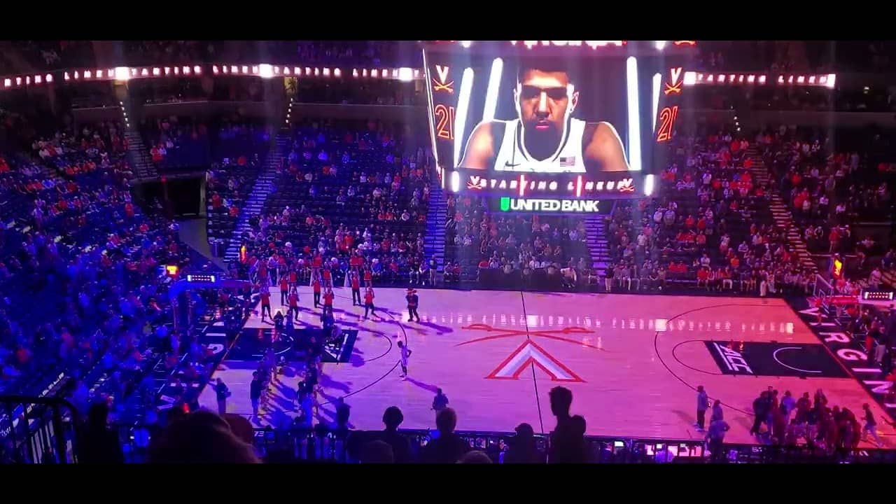 2022 UVA Basketball Introduction (Season Opener vs. NC Central)
