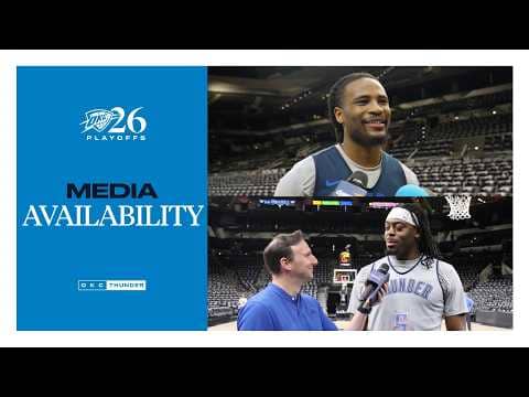 Shootaround Media Availability | Cason + Lu | Playoffs | Western Conference Finals | May 28, 2026