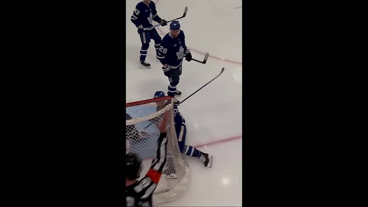 Cole Reinhardt with a Goal vs. Toronto Maple Leafs