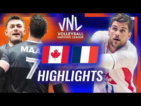 Canada π¨π¦ vs. France π«π· - Highlights | Week 1 | Men's VNL 2026