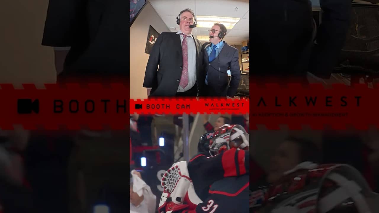 Head into the booth as the Canes advance to the Stanley Cup Final 💪