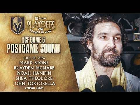 🎥 SCF Game 6 POSTGAME SOUND: Stone, McNabb, Hanifin, Theodore & Tortorella