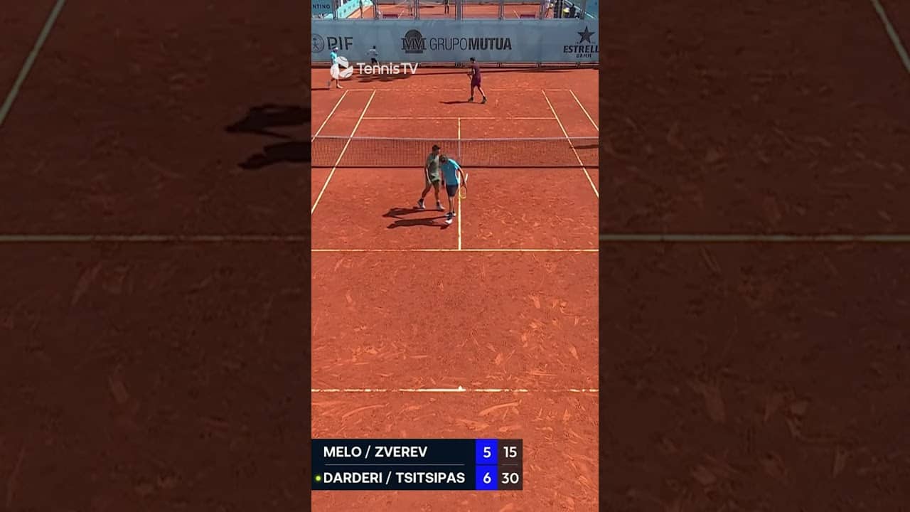 Tsitsipas vs Zverev in Madrid Doubles π