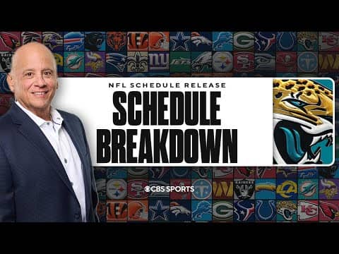 Pete Prisco predicts the 2026 Jacksonville Jaguars schedule | Will they repeat as AFC South champs?