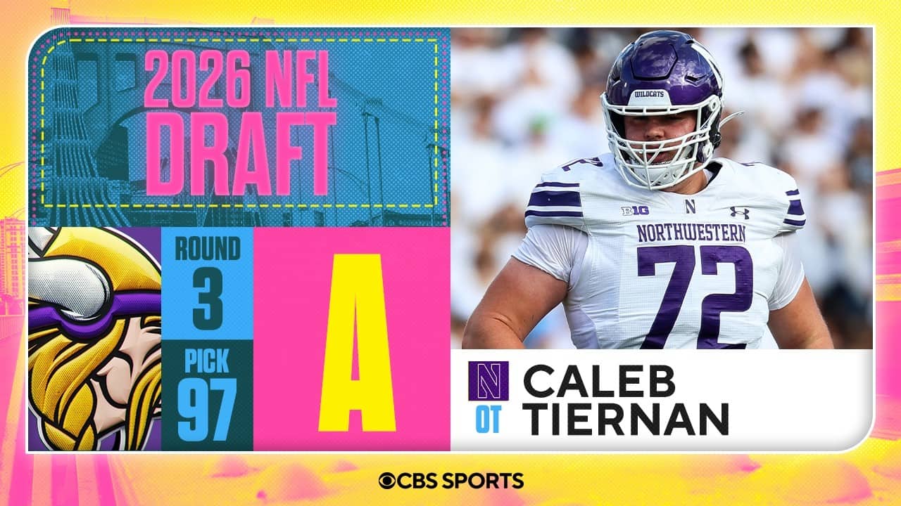 Vikings select Caleb Tiernan in Third Round | 2026 NFL Draft Grades & Reaction