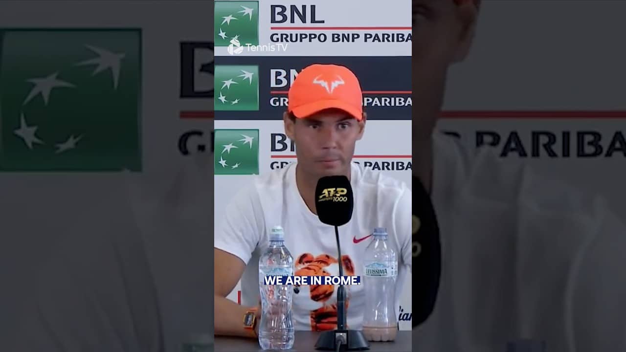 Rafa Nadal: "We Are In Rome" ๐