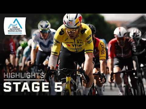 Tour Auvergne-Rhone-Alpes 2026, Stage 5 | EXTENDED HIGHLIGHTS | Cycling on NBC Sports