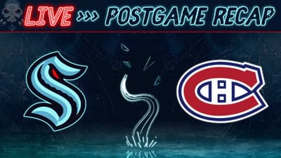 Kraken vs. Canadiens Live Postgame Recap