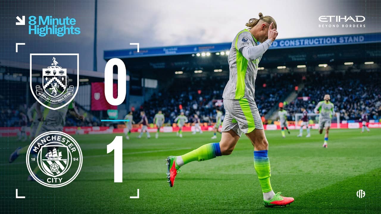 EXTENDED HIGHLIGHTS | Burnley 0-1 Man City | Haaland goal sends City top of the table!