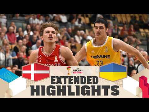 Denmark π©π° v Ukraine πΊπ¦ | Extended Highlights | FIBA Basketball World Cup 2027 European Qualifiers