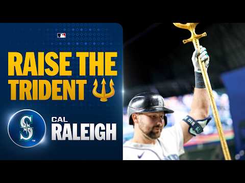 Back-to-back games with a homer from Cal Raleigh! 🔱 | MLB Highlights