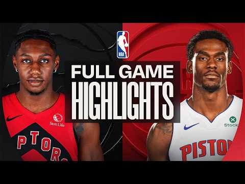 RAPTORS at PISTONS | FULL GAME HIGHLIGHTS | March 31, 2026