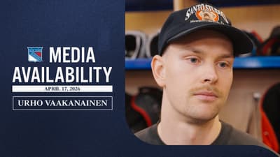 NYR 2026 Exit Day: Urho Vaakanainen Media Availability | April 17, 2026