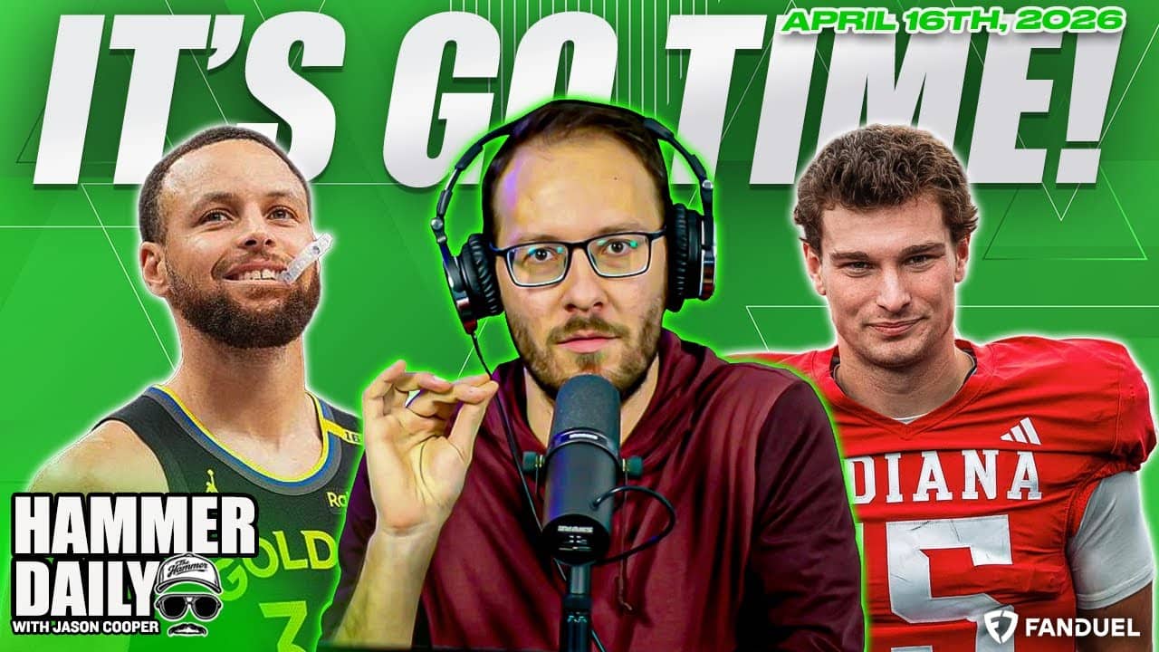 NBA Play-In & Playoff Bets, NFL Draft + Season Preview | Hammer Daily | Presented By FanDuel